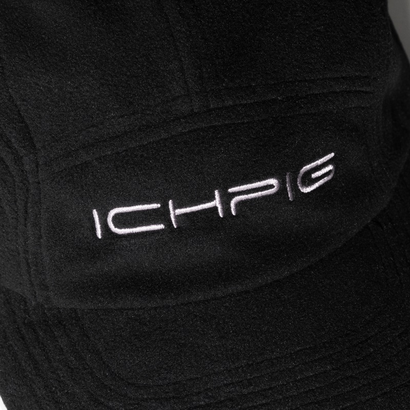 Ichpig Polar 5 Panel Black Hat Cap