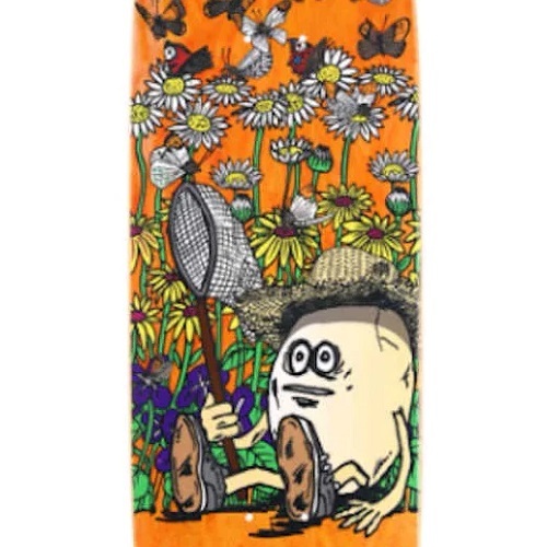 Heroin Avi Guest Egg Orange 8.88 Skateboard Deck