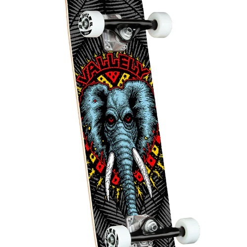 Powell Peralta Vallely Elephant 8.0 Gray Skateboard