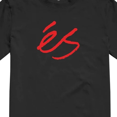 ES Script Mid Black T-Shirt [Size: S]