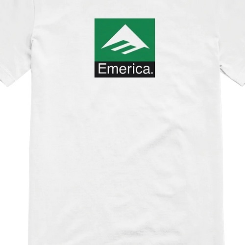 Emerica Classic Combo White T-Shirt [Size: S]