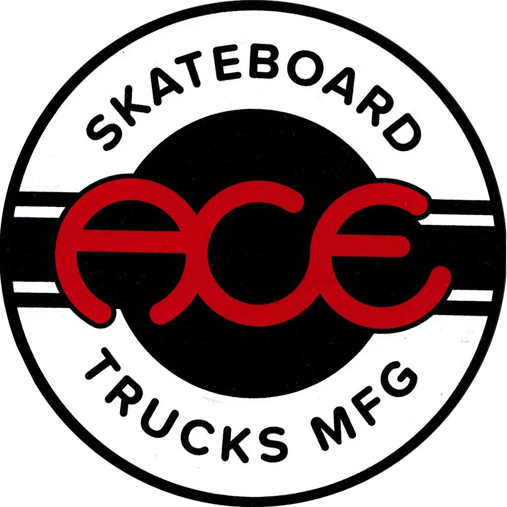 Ace Seal Logo Sticker [Colour: Black Silver]