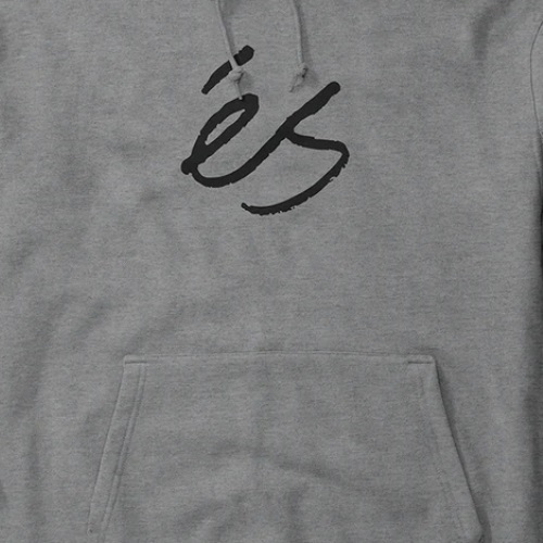 ES Chomp Grey Heather Hoodie [Size: S]