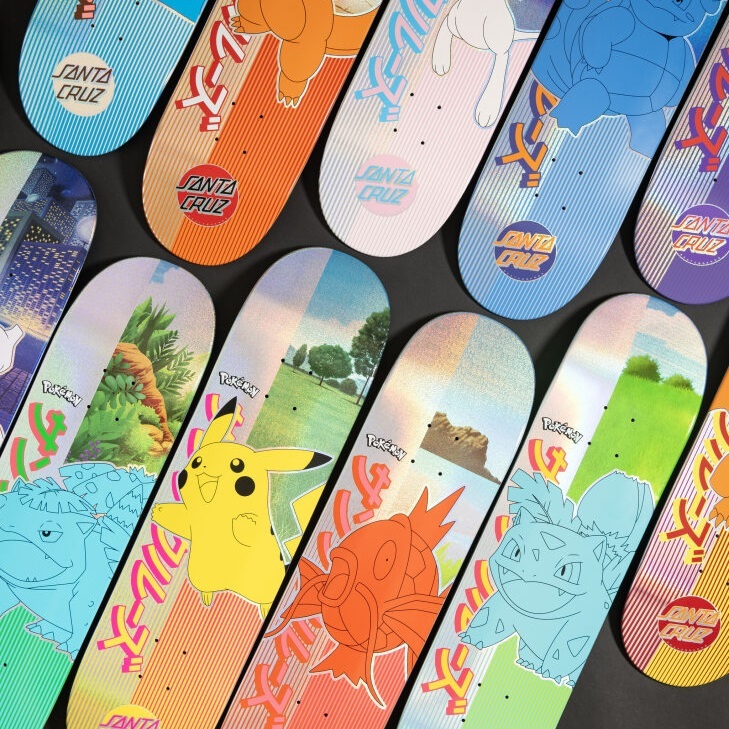 Santa Cruz X Pokemon Blind Bag 8.0 Skateboard Deck