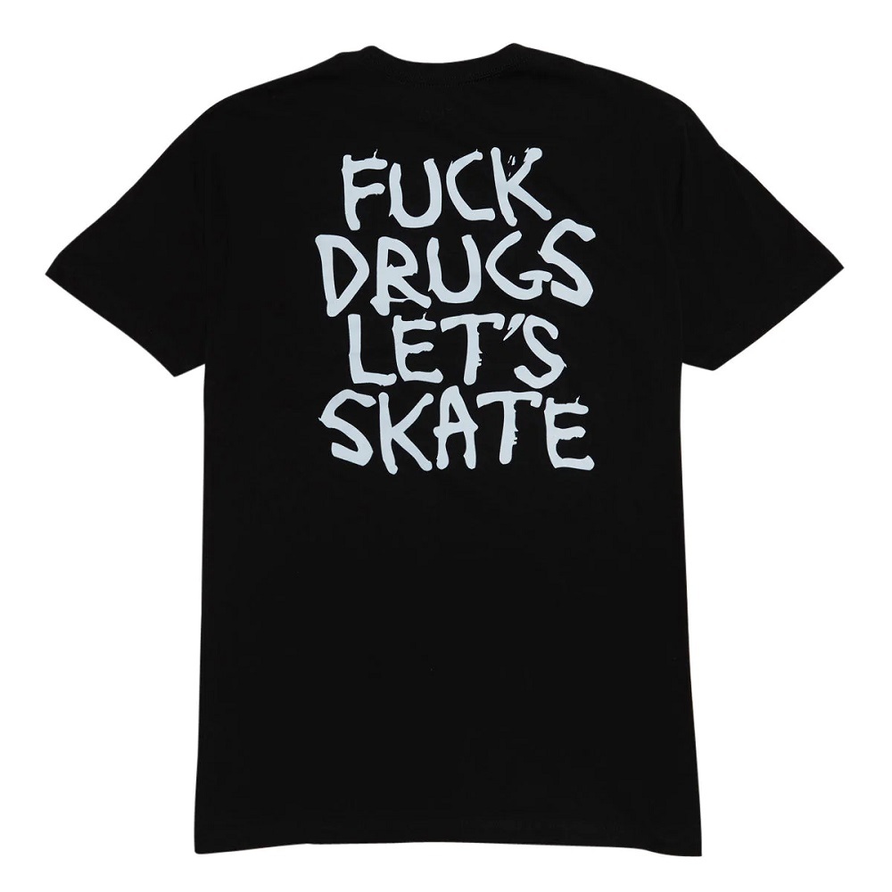 Heroin Fuck Drugs Black T-Shirt [Size: S]