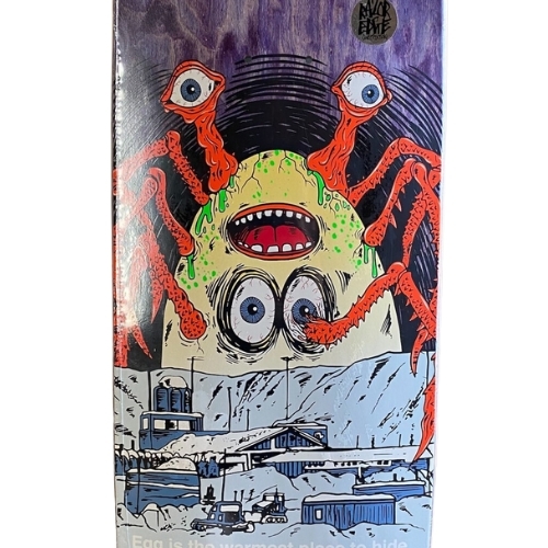 Heroin Space Egg 2 Purple 9.4 Skateboard Deck