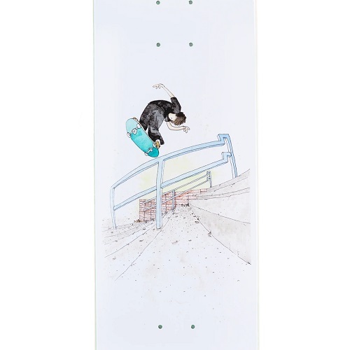 April Yuto Horigome Sylmar White 8.0 Skateboard Deck