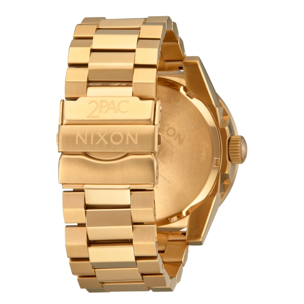 Nixon 2PAC Corporal Gold Gold Watch