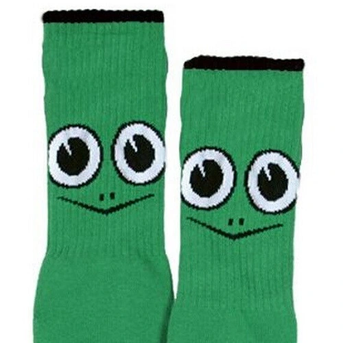 Toy Machine Turtle Face Green Youth Socks