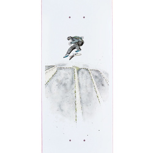 April Shane Oneill Wallenberg White 8.125 Skateboard Deck