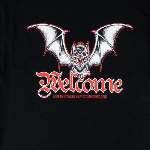 Welcome Skateboards Nocturnal Black T-Shirt [Size: S]