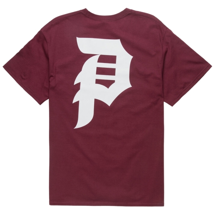 Primitive Dirty P Burgundy T-Shirt [Size: S]