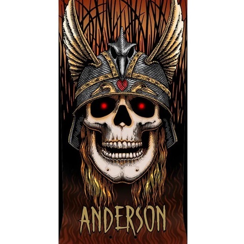 Powell Peralta Anderson Heron Skull Rust 8.45 Skateboard Deck