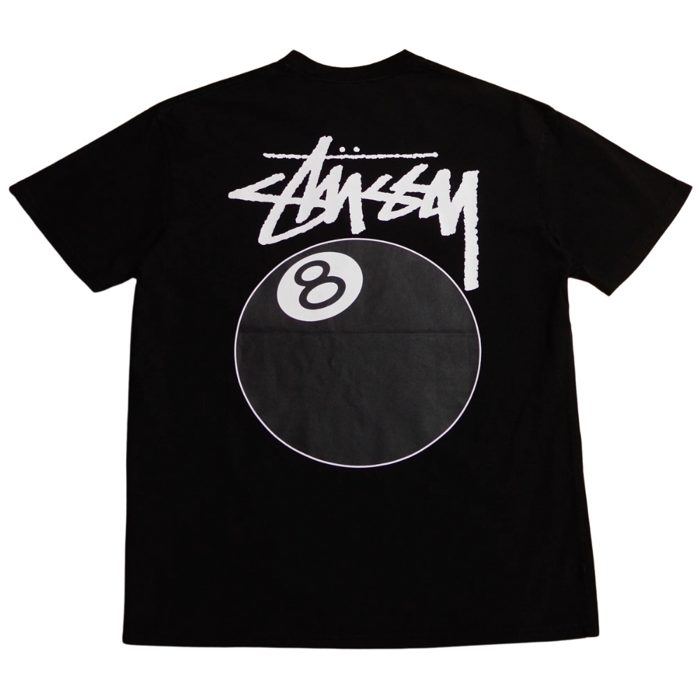 Stussy 8 Ball LCB Pigment Black T-Shirt [Size: S]