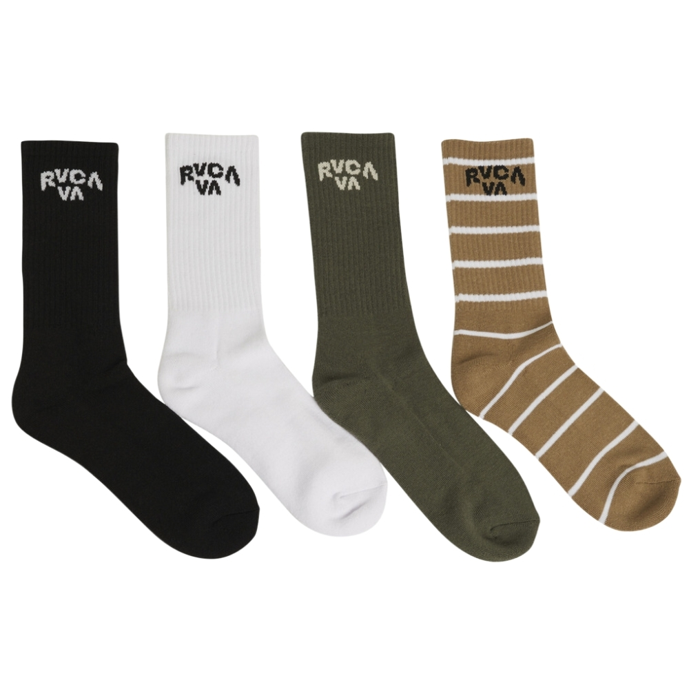 RVCA Seasonal Multi 4 Pack Socks