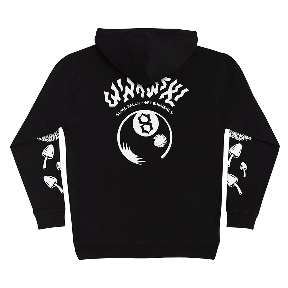 Slime Balls Winkowski Vomits Black Hoodie [Size: L]