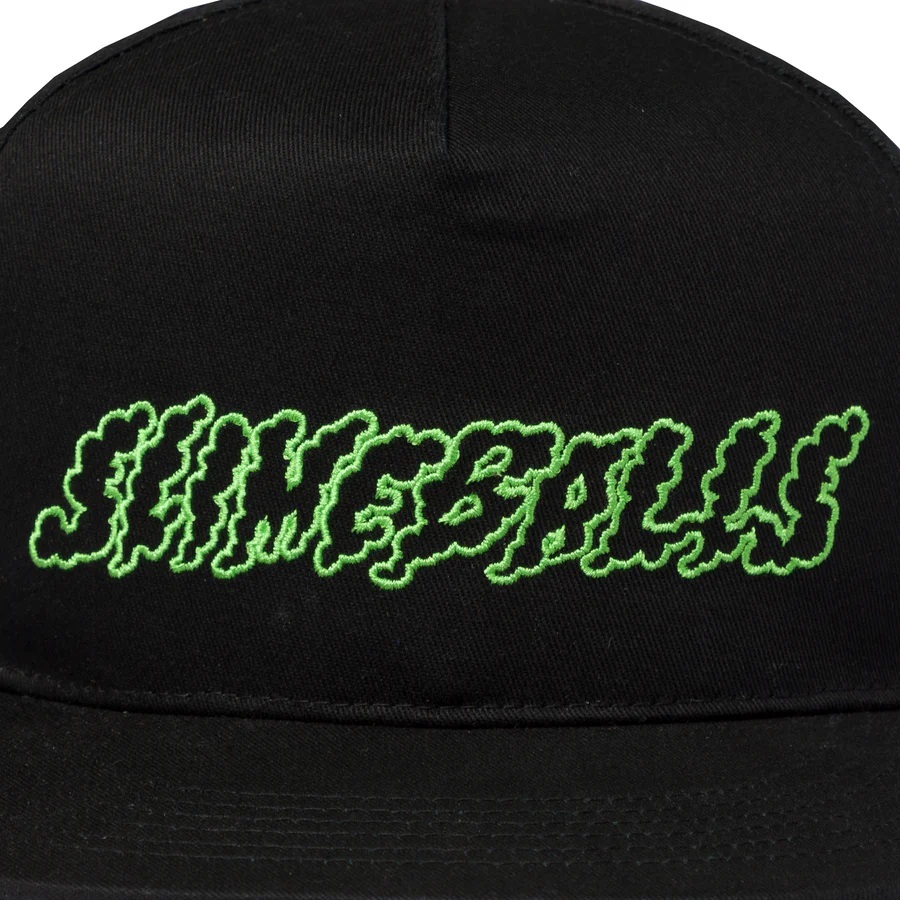 Slime Balls Born To Slime Mid Black Snapback Hat
