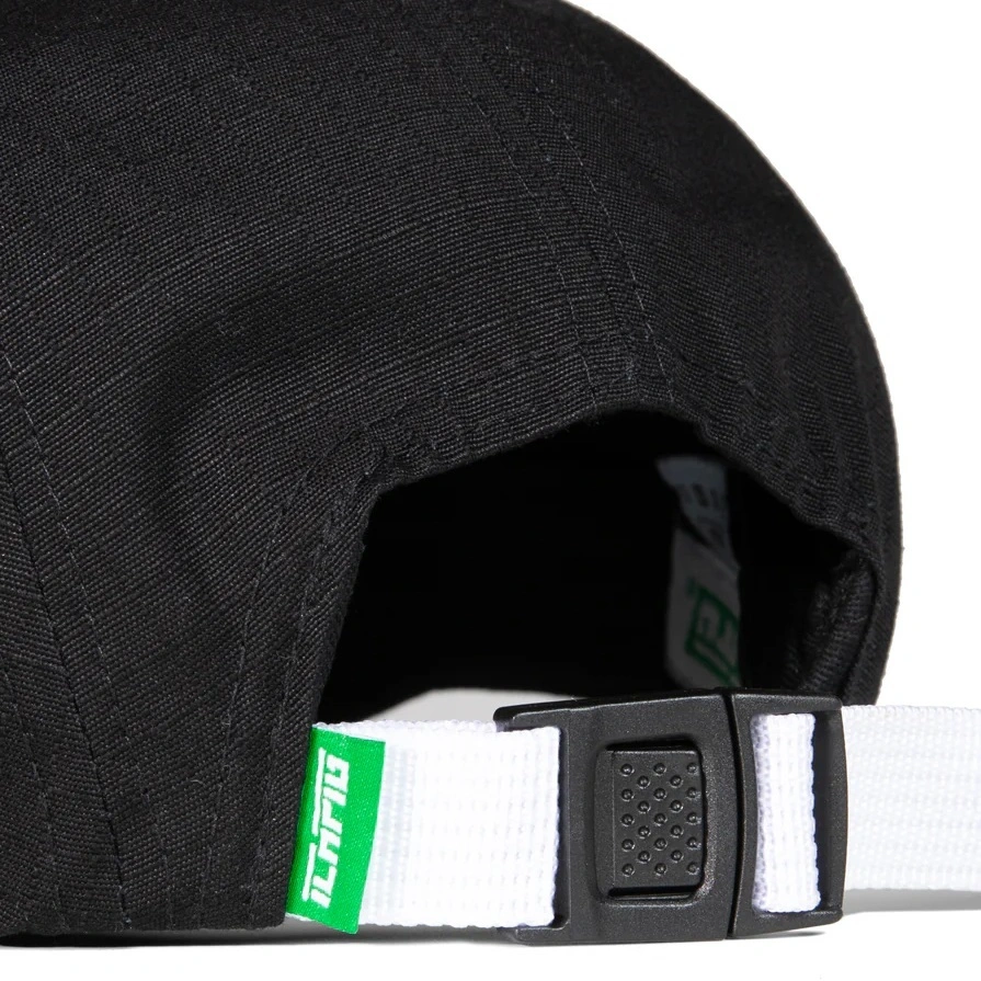 Ichpig Strike Ripstop 5 Panel Black Hat