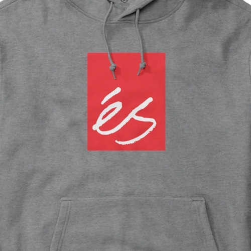 ES Main Block Fleece Grey Heather Hoodie