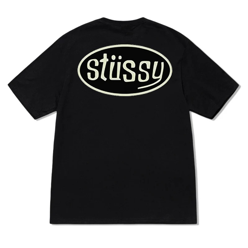 Stussy Pitstop Heavy Weight Pigment Black T-Shirt