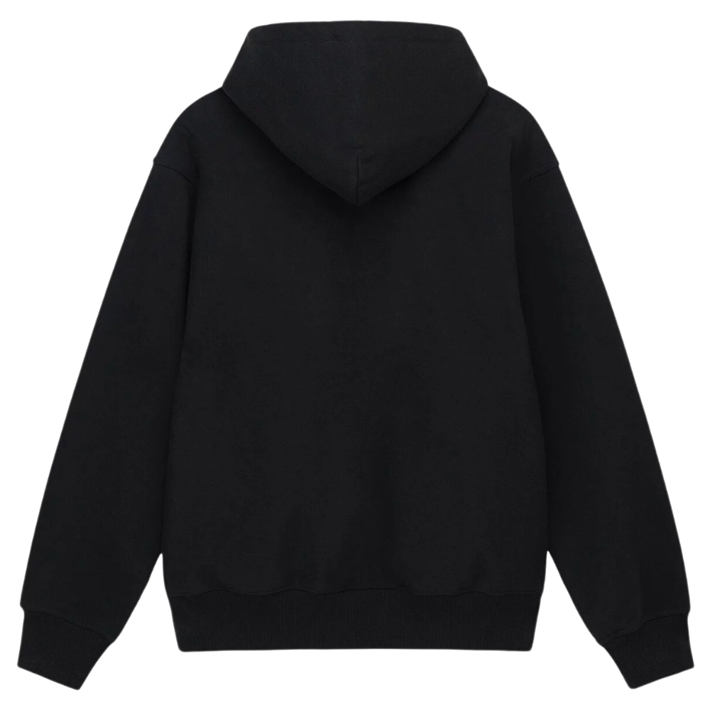 Stussy Stock Box Pigment Black Hoodie [Size: M]