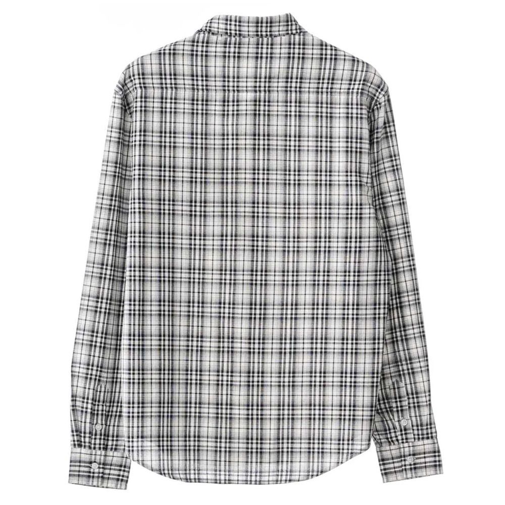 XLarge 91 Flower Check White Long Sleeve Button Up Shirt