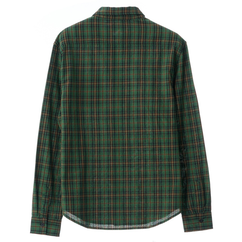 XLarge 91 Flower Check Green Long Sleeve Button Up Shirt