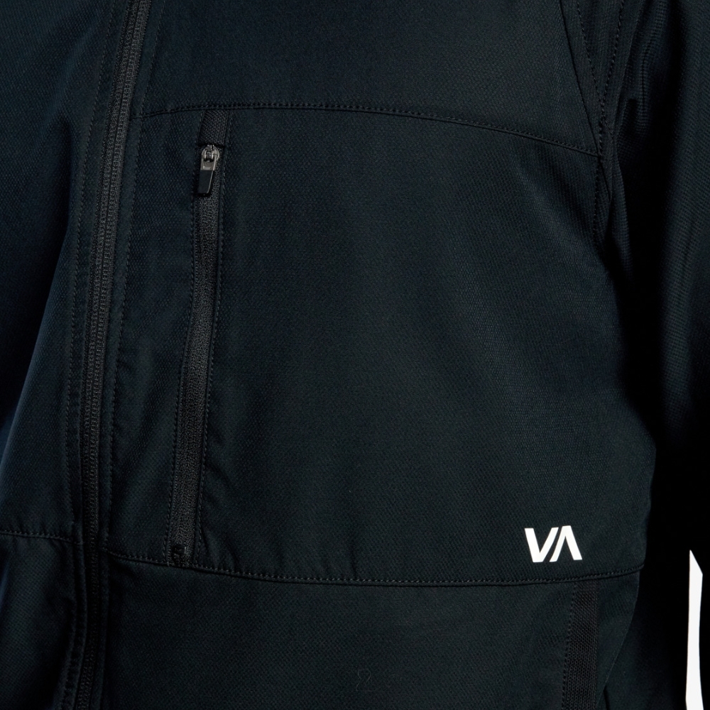 RVCA Yogger II Black Jacket