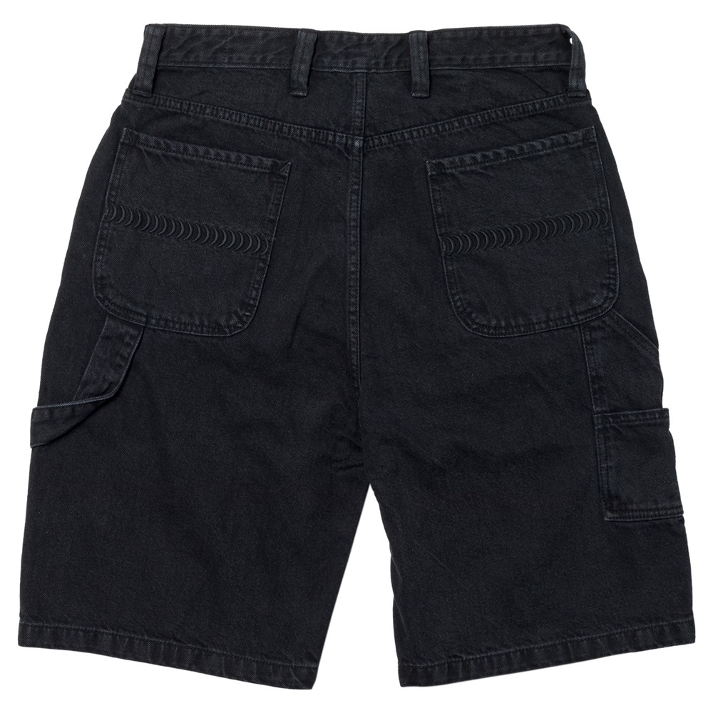 Spitfire Bighead Fill Denim Black Shorts [Size: M]