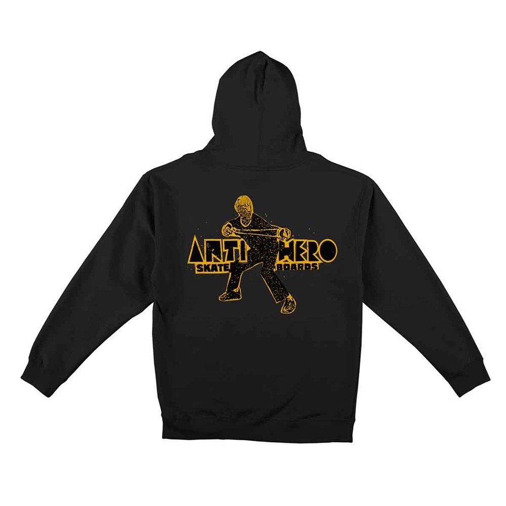 Anti Hero Slingshot II Black Gold Hoodie