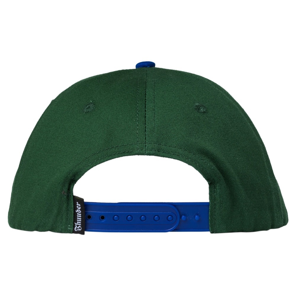 Thunder Truck Co Boxed Bolt Dark Green Blue Hat