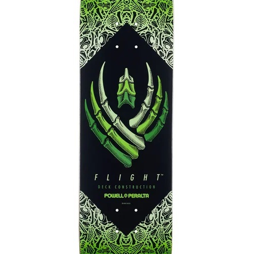 Powell Peralta Flight Bones Green Shape 242 8.0 Skateboard Deck