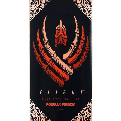 Powell Peralta Flight Bones Orange Shape 249 8.5 Skateboard Deck