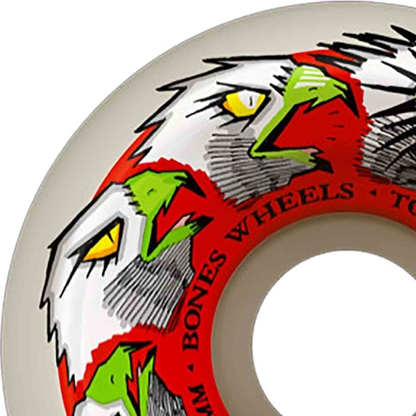 Bones X-Formula Hawk Animation Side Cut V5 99A 60mm Skateboard Wheels