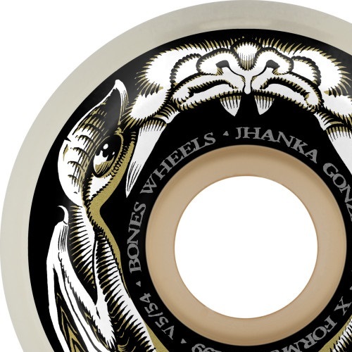 Bones X-Formula Jhanka Night Flight Side Cut V5 99A 54mm Skateboard Wheels