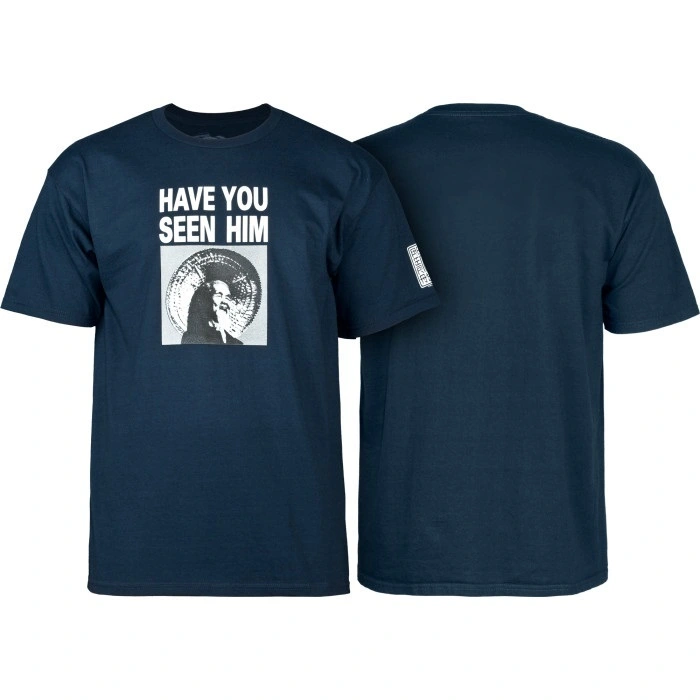 Powell Peralta Searching For Animal Chin Navy T-Shirt