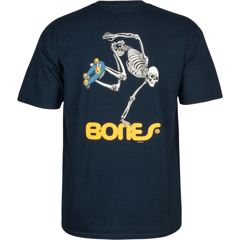 Powell Peralta Skate Skeleton Navy T-Shirt