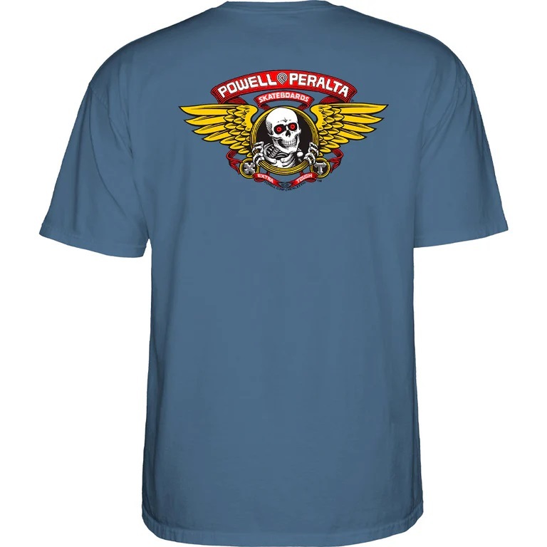 Powell Peralta Winged Ripper Indigo Blue T-Shirt [Size: XXL]