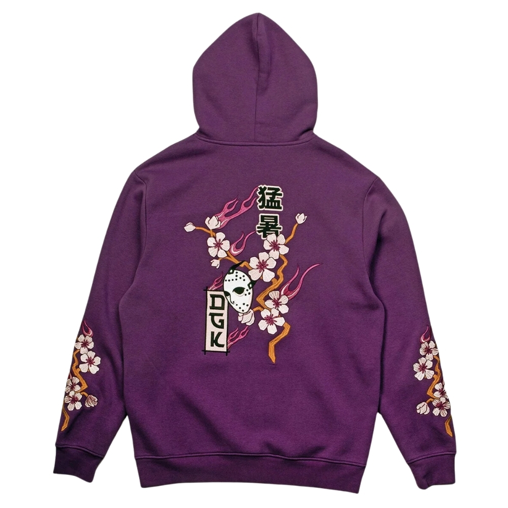 DGK Fire Blossom Purple Hoodie