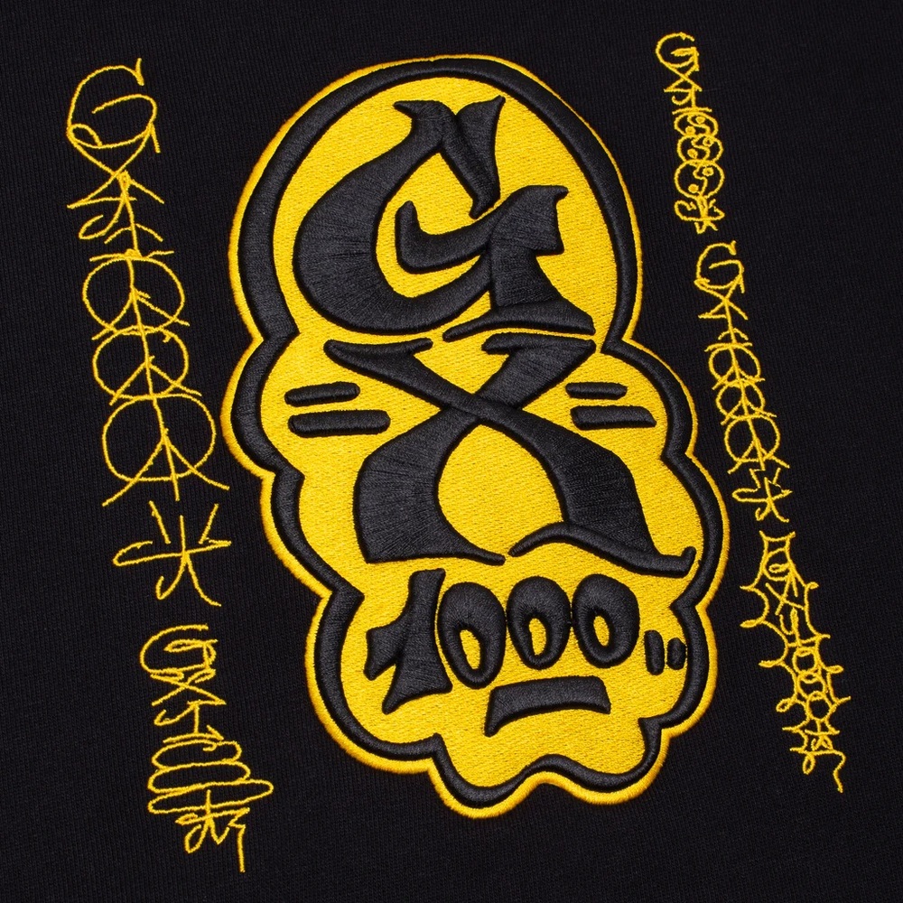 Gx1000 Sketch Black Hoodie [Size: L]