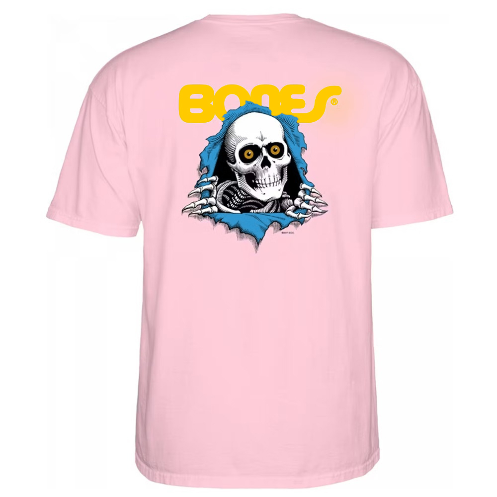 Powell Peralta Ripper Pink Yellow Youth T-Shirt