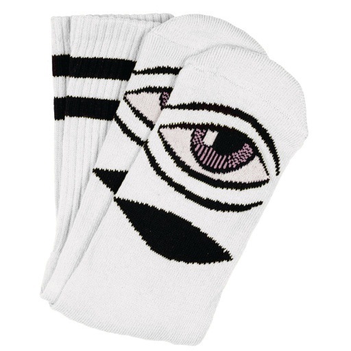 Toy Machine Sect Eye White Socks