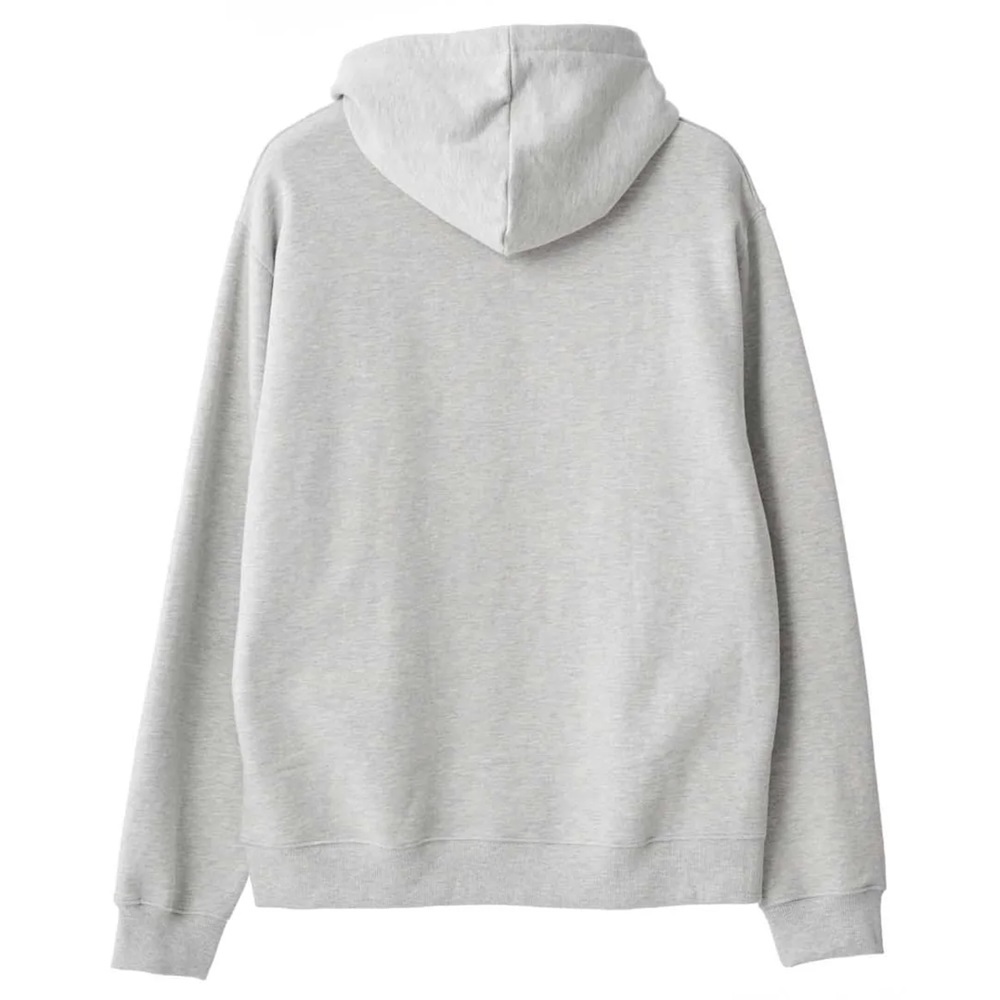 XLarge Satin College Ash Heather Hoodie [Size: L]