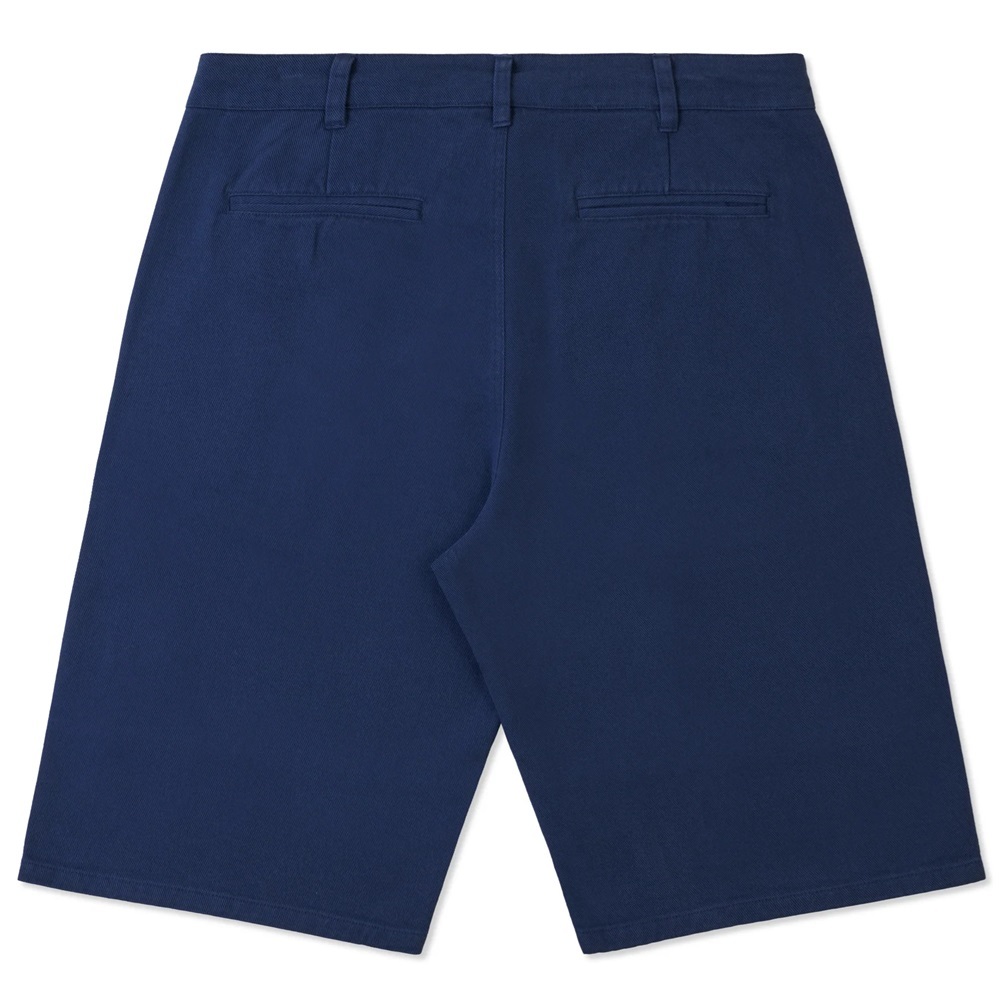 Come Sundown Toil Washed Blue Shorts
