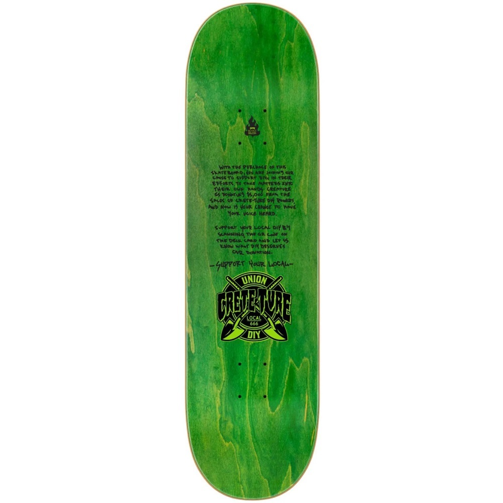 Creature Crete Ture DIY 8.58 Skateboard Deck