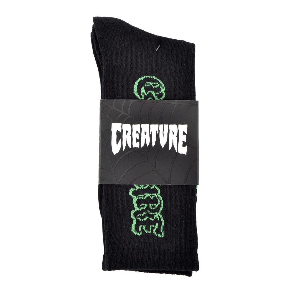 Creature To The Grave Black Socks