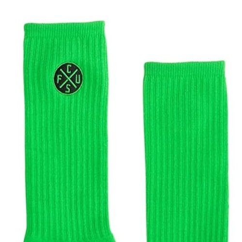 Creature Contrast Green Socks
