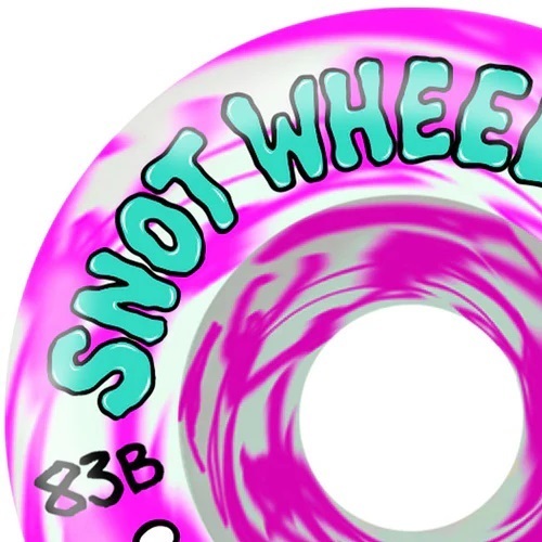 Snot Wheel Co Lil Boogers Swirls 83B 48mm Skateboard Wheels