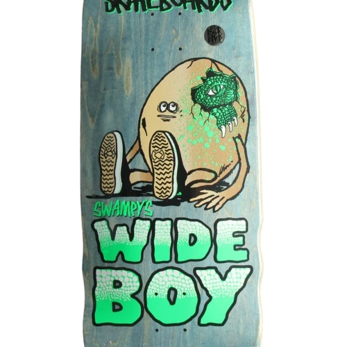 Heroin Swampy's Wide Boy Blue 10.75 Skateboard Deck