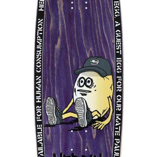 Heroin Paul's Egg Purple 10.4 Skateboard Deck